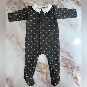 New Baby Jacadi - Snowflake Onepiece Size 3 months